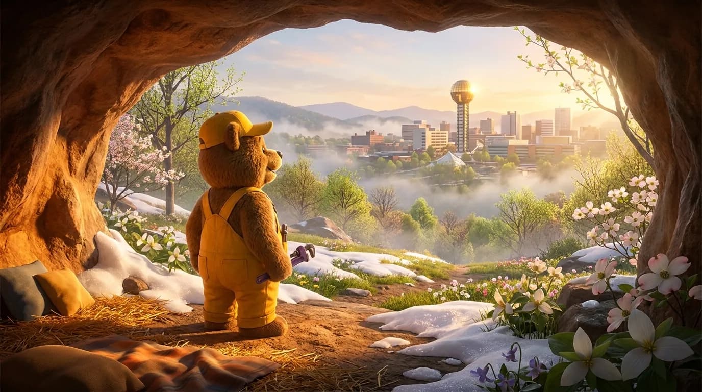Honey Bear Plumbing technician in Knoxville, TN